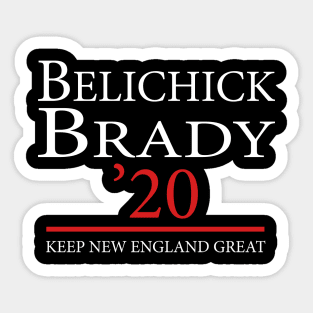 Belichick Brady New England Sticker